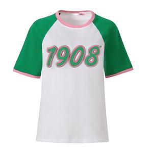 Camiseta Personalizada AKA 2026 con Logotipo Chenille, Estilo Americano, Manga Corta, 100% Algodón Transpirable, Cuello Redondo, Corte Regular para Hombre - Product Image 1