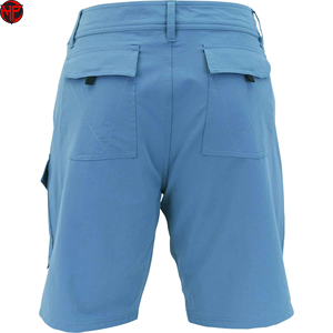 <b>Light</b> blue cargo shorts Quick dry breathable hiking shorts Unisex casual utility wear Wholesale Outdoor Shorts - Product Image 3