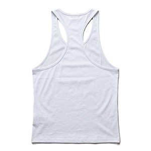 Custom LOGO Cotton Spandex Men's Gym Tank <b>Top</b> Blank Solid Silk Screen Printing Knitted Breathable Quick Dry Athletics Wear - Product Image 2