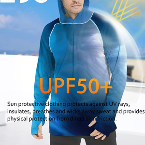 Sudadera de pesca sublimada para hombre a bajo precio, camisa de pesca con estampado personalizado, de secado rápido, transpirable, ropa de pesca de alto rendimiento para exteriores. - Product Image 5
