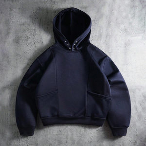 เสื้อฮู้ดดี้ผ้าฝ้ายพรีเมียม OEM พร้อมงานปักและพิมพ์ลายดิจิทัล สำหรับคอลเลกชันเสื้อผ้าไลฟ์สไตล์ฤดูหนาวสำหรับผู้ชาย - Product Image 4