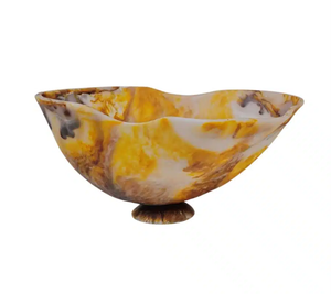 Bol à salade en résine écologique haut de gamme avec finition polie et design classique, prêt pour les fêtes, artisanat de designer pour usage domestique - Product Image 6