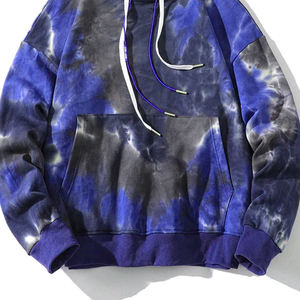 Sudaderas con capucha de tela suave y duradera para hombre, con estampado tie-dye, precio razonable, precio económico y sostenible, tallas grandes, antibacterianas. - Product Image 3