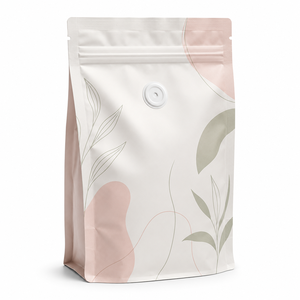 Bolsas de Café con Fondo Cuadrado de PE Holográfico Impresas con Grabado Personalizado, con Válvula y Cierre para Empaque de Productos para el Cuidado de la Piel - Product Image 3