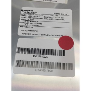 Honeywell TSENALMOX-05682 Target, LC5Al 1Sl .5CU - อุปกรณ์และชิ้นส่วนเซมิคอนดักเตอร์มืออาชีพที่เชื่อถือได้ระดับโลก - Product Image 4
