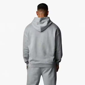 Warm 100% Polyester Tracksuit Casual Sports Set for Winter Lightweight <b>Jogging</b> & Running Solid Pattern Eco-Friendly Sweat Suit - Product Image 3