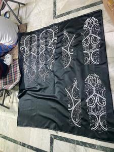 Vestes longues formelles pour femmes, ornées de perles et brodées à la main sur satin duchesse avec doublure en satin, par Zaha International - Product Image 4