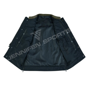 Veste en cuir véritable pour motard, coupe diamant, respirante, hiver, courte, nouvelle collection homme, avec plusieurs poches - Product Image 5