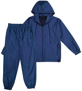 Men's Waterproof Nylon Polyester Windbreaker Tracksuit Printed Arm Lightweight Gym Sports <b>Set</b> - Product Image 1