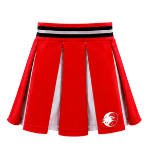 <b>Red</b> Cheerleading Uniform Set Pleated Skirt <b>Crop</b> <b>Top</b> Team Performance Outfit Custom Athletic Dance Competition Apparel Sportswear - Product Image 5