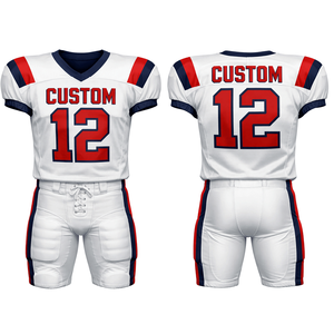 Latest Design Premium Quality Top Selling Football Uniform Wholesale <b>Cheap</b> Price Breathable American Football Uniform - Product Image 1
