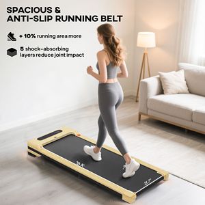 Tapis Roulant Sottoscrivania da 2.5HP con Telecomando, Display LED e Ruote di Trasporto per Casa o Ufficio - Walking Pad - Product Image 5