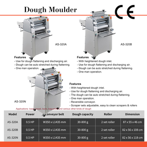 Taiwan Made Bread Making <b>Machine</b> Dough Moulder Automatic Baking Equipment Bakery baguette Toast Dough Moulder - Product Image 2