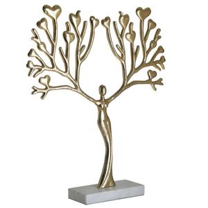 Árbol de Navidad rústico de metal con estrella en la parte superior, base de madera, juego de 2 objetos decorativos para el hogar, artículos navideños, ideas para regalos. - Product Image 5