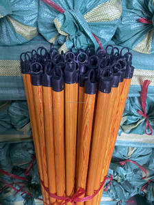 ด้ามไม้ยูคาลิปตัสเคลือบพีวีซีลายไม้สำหรับไม้กวาดขายส่ง - Product Image 4