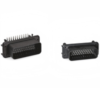 Conector de PCB de 35 pines para conexión de cable a placa automotriz, en ángulo recto, con contactos de latón, carcasa de nailon, clasificación IP68, modelo Jinhang35PL