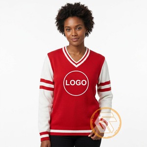 Cardigan d'hiver personnalisé en acrylique Delta brodé à col en V, vêtements grecs de haute qualité pour femmes, sororité Sigma - Product Image 2