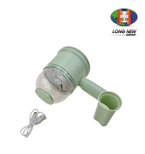 เครื่องบดสับอาหารไฟฟ้าแบบกำหนดเอง LONGNEW OEM |   เครื่องตัดผักพลาสติกทนทานสำหรับกระเทียม เนื้อสัตว์ และการเตรียมอาหาร - Product Image 1