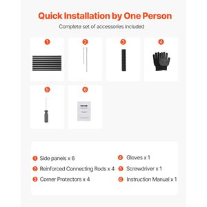 Grand bac à plantes extérieur en métal Galvalume 6,7 x 3 x 1,5 pieds, jardinière à fond ouvert, ensembles de jardinage - Product Image 5