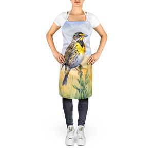 Nebraska Western Meadowlark unisexe grand tablier multicolore pour la cuisson artisanat jardinage-pour adultes hommes et femmes - Product Image 2