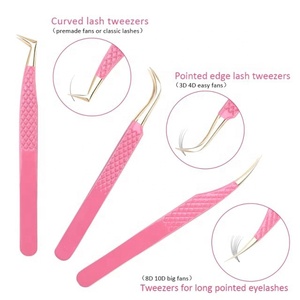 Pinzas para Pestañas, Herramienta de Aislamiento para Extensiones de Pestañas, OEM ODM, Marca Privada, Acero Inoxidable, Profesional, Salón de Belleza, Fábrica - Product Image 6