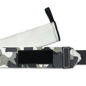 Bandes de maintien pour poignets de style professionnel en néoprène antidérapant, design réglable pour la musculation - Protection complète, logo personnalisé - Product Image 3