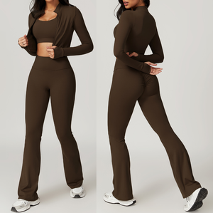 Conjunto Deportivo de Yoga para Mujer, Transpirable y Ligero, de Alta Calidad, con Top Deportivo y Leggings de Alta Elasticidad para Uso Diario en el Gimnasio y Yoga - Product Image 2