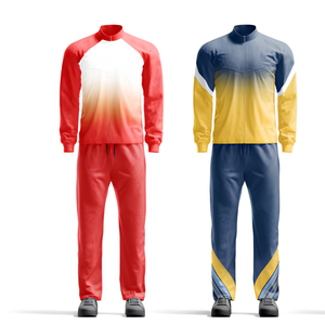 Cricket <b>Tracksuit</b> Custom Unisex Adult Training Warm <b>Retro</b> Vintage Full Zip Half Zip Hooded Slim Baggy Front OEM Polyester - Product Image 2