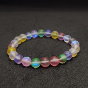 Multi Quartz Adjustable 8mm Gemstone Beaded 925 <b>Silver</b> Luxury Handmade <b>Bracelet</b> Colorful Crystal Stacking Jewelry Gift Women - Product Image 1