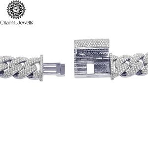 Collar de Cadena con Eslabones de Moissanita Chapado en Oro de 14K y Plata 925 para Hombre, Estilo Hiphop, Certificado IGI, para Uso Diario, Charm_Jewells - Product Image 2