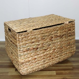 Hot Selling Eco-Friendly Modern <b>Rectangular</b> Woven Storage <b>Basket</b> Handle Storage Organizer for Living - Product Image 3