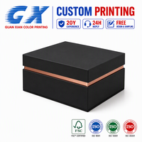 Impression personnalisée OEM & ODM de boîtes à couvercle et base pour emballages cadeaux, vente en gros de boîtes rigides en deux parties pour marques