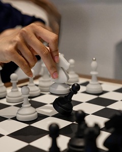 ILAHI's Eco-Friendly Rustic Polished Rectangle <b>Chess</b> <b>Board</b> Game 100% Handmade Pure Wood Animal/Love Style Customized Size <b>Chess</b> - Product Image 4