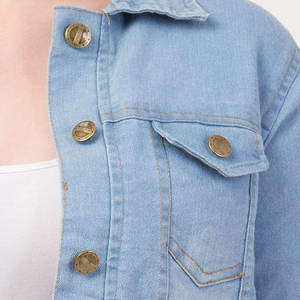 New Arrival Women Denim Jacket Wholesale Street Wear Winter Use Jeans Jacket for Women in Low Price - Product Image 6
