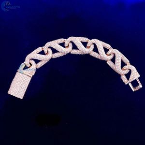 กำไลเพชร VVS1 แบบปลูกในห้องปฏิบัติการ ประดับเพชรเต็มวง สไตล์แร็ปเปอร์ ฮิปฮอป สำหรับผู้ชาย - Product Image 6