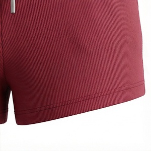 Conjunto de 2 Piezas para Mujer, Top Corto de Manga Corta y Pantalones Cortos por Encima de la Rodilla, Estampado Geométrico, Ropa Casual de Primavera/Verano - Product Image 6