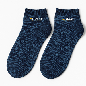 Husky Ankle <b>Socks</b> Striped Blue Navy Breathable <b>Running</b> Sports <b>Socks</b> for Adults Summer Wear - Product Image 1