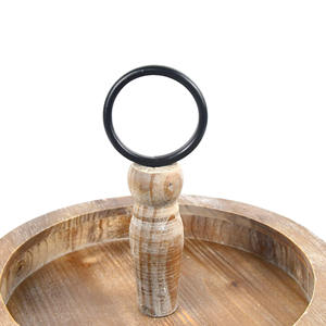 Soporte Rústico de Madera de 3 Niveles para Tartas, Torre de Exhibición de Cupcakes de Madera Natural, Bandeja para Servir Postres para Decoración de Bodas, Fiestas y Eventos - Product Image 4