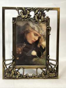 Cadre photo en laiton finition or, laiton plaqué or, laiton poli, luxe, cadre photo décoratif en laiton, artisanat fait main - Product Image 4