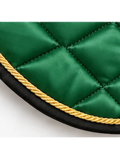 Almohadillas de satén inglés para silla de montar, las más vendidas, para entrenamiento y competición, con relleno de poliéster, para doma y salto ecuestre - Product Image 4
