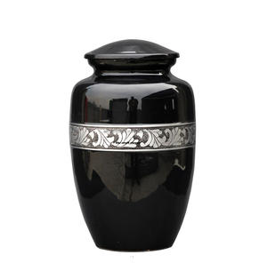 Urne funéraire en aluminium de haute qualité de style américain pour adultes et animaux de compagnie avec gravure, options personnalisables écologiques - Product Image 1