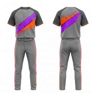 Maillots de baseball personnalisés en gros, design gratuit, sublimation, uniformes de baseball pas chers pour hommes - Product Image 1