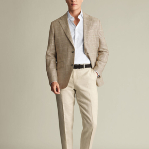 Blazer d'affaires respirant personnalisé avec logo, le plus vendu, pour hommes, 100 % coton, haute qualité, simple boutonnage - Product Image 4