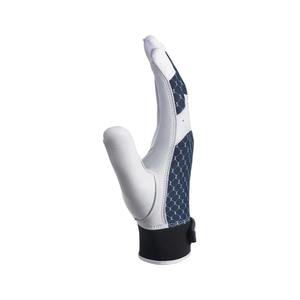 ถุงมือตีเบสบอลหนังสีขาว พร้อมตาข่ายระบายอากาศที่ฝ่ามือ ปิดด้วยแถบตีนตุ๊กแก สำหรับผู้ใหญ่ทุกเพศ ใช้สำหรับฝึกซ้อม - Product Image 6