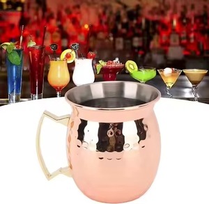 Elegant Copper Mug Luxury Beverage <b>Cup</b> for Contemporary Dining and Lifestyle Markets - Product Image 5