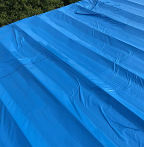 Hoja impermeable gris HDPE 10cm x 10m 1,5mm de espesor con papel de aluminio para sellado de techo de garaje - Product Image 6