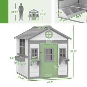 Pollaio in Legno per 2-4 Galline, Gabbia Esterna per Polli con Vasi e Contenitori - Product Image 2