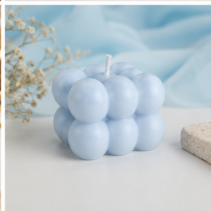Vela Aromática Cuadrada Elegante Hecha a Mano con Cera de Soya, Aroma Frutal, Sin Humo y de Larga Duración, Ecológica, para Decoración de Bodas y Hogar - Product Image 1