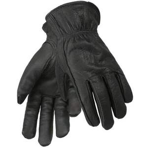 Gants de conduite pour homme en cuir de mouton véritable avec doublure en coton, doux, pour l'hiver, pour chauffeur, mécanicien, travail, sécurité, 11 oz, antidérapants - Product Image 4