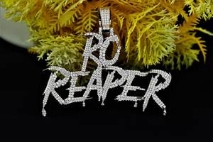 Pendentif HipHop Iced Out Bling en Argent Sterling 925 avec Moissanite VVS testée au diamant, personnalisable avec initiale ou nom, idéal pour un cadeau - Product Image 4